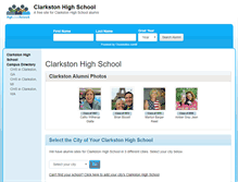Tablet Screenshot of clarkstonhighschool.net